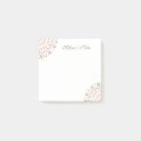 Rose Gold Floral Mandala