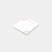 Post-it® Rose Gold Floral Mandala (Incliné)