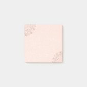 Post-it® Rose Gold Floral Mandala (Devant)