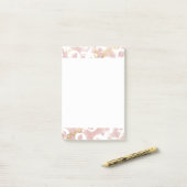 Post-it® Rose Gold Love XO (Sur un bureau)