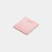 Post-it® Rose Gold Parties scintillant Blush Ombre Nom pers (Incliné)