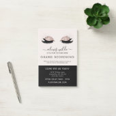 Post-it® Rose Gold Parties scintillant Eyelashes Grand Salo (Bureau)