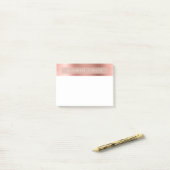 Post-it® Rose Gold - Pink Foil Professionnel (Sur un bureau)