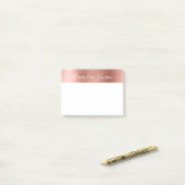 Post-it® Rose Gold - Pink Foil Professionnel (Sur un bureau)