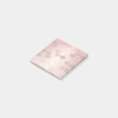 Post-it® Rose Gold Shimmer Mermaid Échelle Motif (Incliné)
