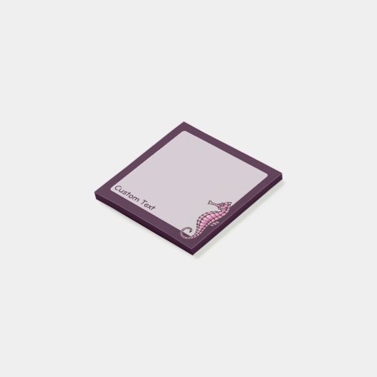 Post-it® Rose hippocampe (Incliné)