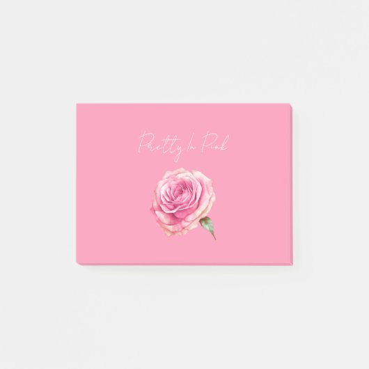 Post-it® Rose jolie en rose (Devant)