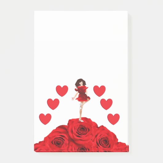 Post-it® Rose La danseuse (Devant)