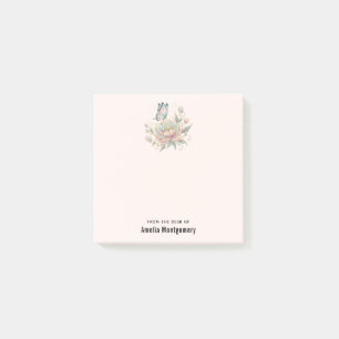 Post-it® Rose Magique et Papillon Couleurs Pastel