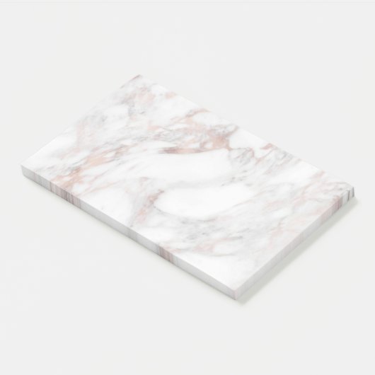 Post-it® Rose Marbre tendance Modèle élégant Arrière - plan (Incliné)