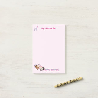 Post-it® Rose mignon minimaliste Kdrama Kpop 2 photos fémin