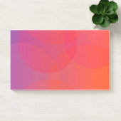 Post-it® rose, orange, moderne, simple, cool, art tendance (Bureau)