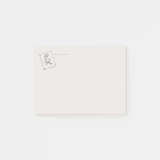 Post-it® Rose Pressée - Correspondance Régence (Devant)