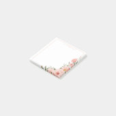 Post-it® Rose Reverie - Flore floue (Incliné)