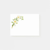 Post-it® Rose rocher fleurs blanches art post il note (Devant)