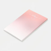 Post-it® Rose rose brillant Parties scintillant étincelle M (Incliné)