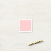 Post-it® Rose Rose clair | Votre nom en blanc (Sur un bureau)