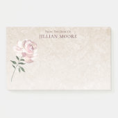 Post-it® Rose rose en fleur (Devant)