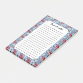 Post-it® Rose rouge Bleu Blancs (Incliné)