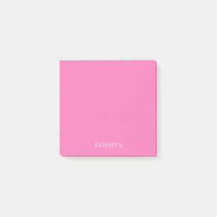 Post-it® rose royal riche et coloré uni