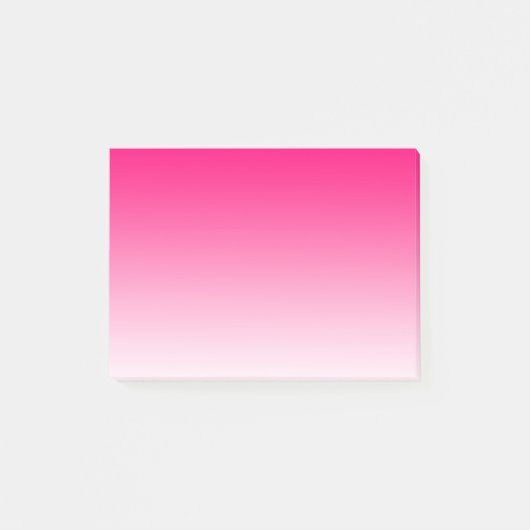 Post-it® Rose simple au blanc (Devant)