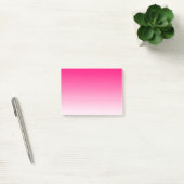 Post-it® Rose simple au blanc (Bureau)