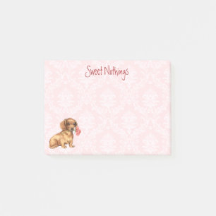 Post-it® Rose Valentin Dachshund