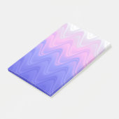 Post-it® Rose Violet Abstrait Ondulé (Incliné)