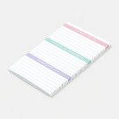 Post-it® Rose violet Turquoise 3 Catégorie Quotidien À Fair (Incliné)
