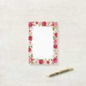 Post-it® Roses (Sur un bureau)