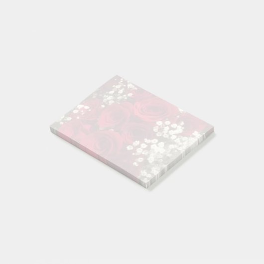 Post-it® Roses and Baby's Breath Post-It notes (Incliné)