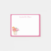 Post-it® Roses aquarelles dans un vase (Devant)