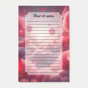 Post-it® Roses d'amour Fantastique Romantique de Rêve