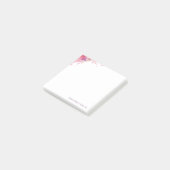 Post-it® Roses d'aquarelle Fleurs Élégantes Modèles moderne (Incliné)