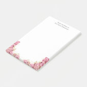 Post-it® Roses Roses Rose Floral Élégant Papier Personnalis (Incliné)