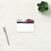 Post-it® Roses Rouges & Blanches Moderne Chic Usé Personnal (Bureau)