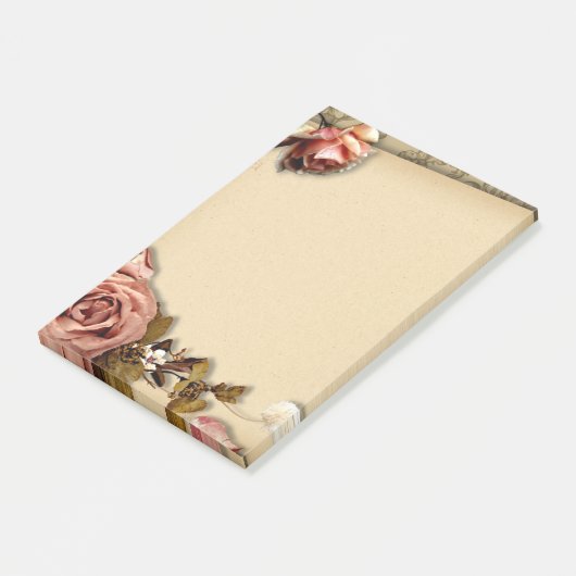Post-it® Roses vintages (Incliné)