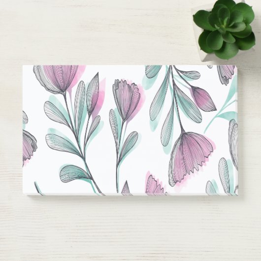 Post-it® Roses violets (Bureau)