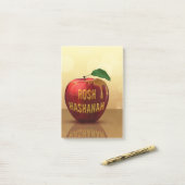 Post-it® Rosh Hashanah Juif Nouvel An Honey Apple (Sur un bureau)