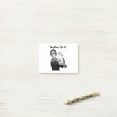 Post-it® Rosie Le Riveter On Peut Le Faire (Sur un bureau)
