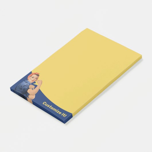 Post-it® Rosie le Riveter Post-it Notes (Incliné)