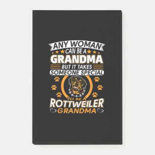 Post-it® rotweiler lover grandma meilleure venin idea rottw