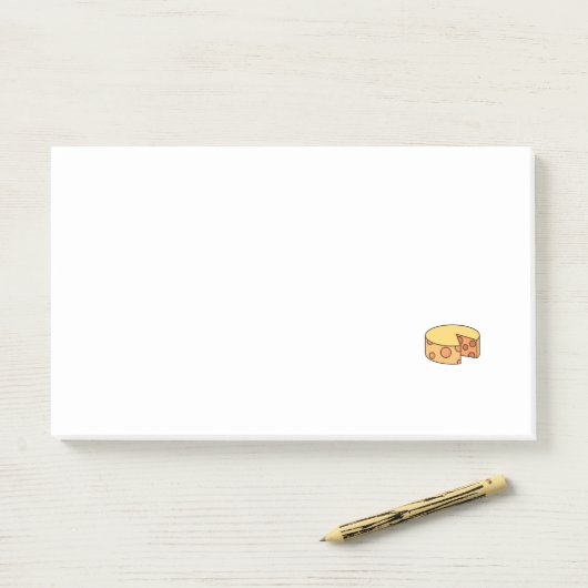 Post-it® roue de fromage (Sur un bureau)