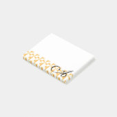 Post-it® Roues de Citrouille initial personnalisées (Incliné)