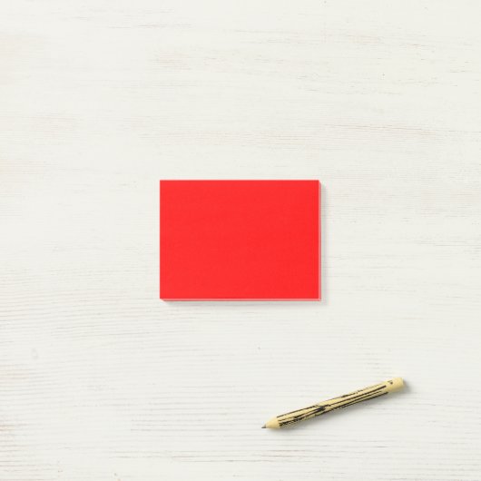 Post-it® Rouge (Sur un bureau)