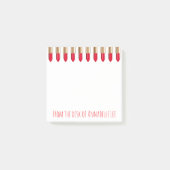 Post-it® Rouge à lèvres rose chaud (Devant)