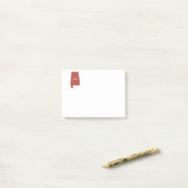 Post-it® Rouge alabama (Sur un bureau)