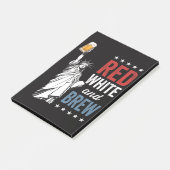 Post-it® Rouge Blanc et Bière 250e Anniversaire (Incliné)