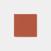 Post-it® Rouge brûlé - (couleur solide)  (Devant)