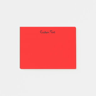 Post-it® Rouge fait sur commande